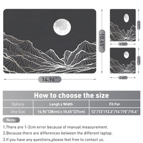 NXZGO Moon Valley waterproof detail shields surfaces from spills on the go.