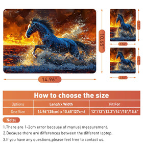 NXZGO Running Horse material closeup emphasizes durable waterproof vinyl and flexible fit