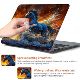 NXZGO Running Horse touchpad left skin highlights precise fit and smooth glide