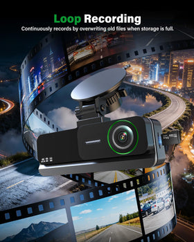 Nymzview dash cam mounted in car illustrating practical in-vehicle setup