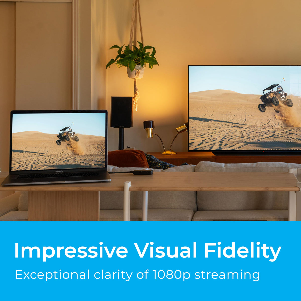 Nyrius Orion Prime wireless setup enabling cable free streaming