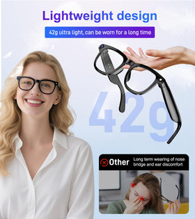 NyVyzn Smart Glasses stable Bluetooth and Wi-Fi connectivity.