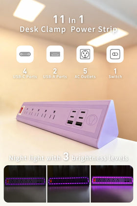 NYYTGE closeup of touch panel and nightlight for easy low-light control