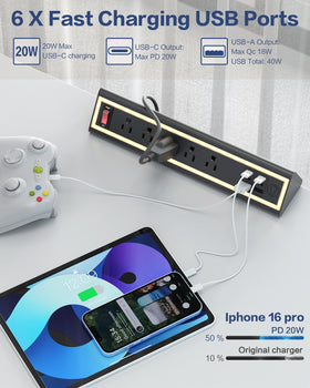 NYYTGE touch panel with nightlight for easy low-light control