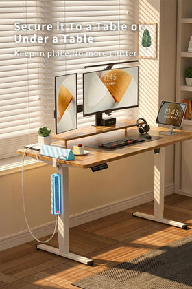 NYYTGE side profile showing flat plug and six-foot cord for space saving