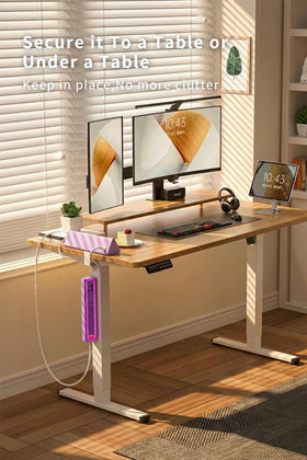NYYTGE side profile showing AC outlets accommodating large adapters