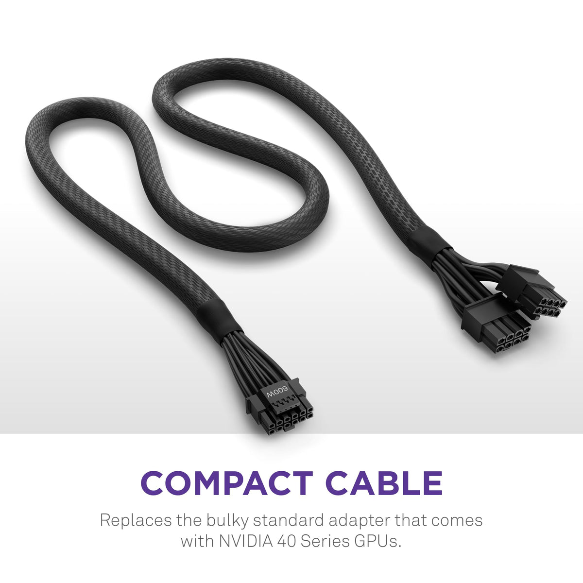 NZXT 12VHPWR adapter cable PCIe connections ensuring stable GPU power delivery
