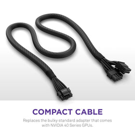 NZXT 12VHPWR adapter cable PCIe connections ensuring stable GPU power delivery