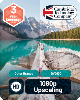 Oakcastle DVD100 remote and cables included for easy living-room control.