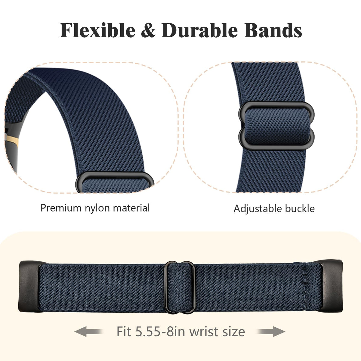 Oanux band worn while running showing secure fit and movement