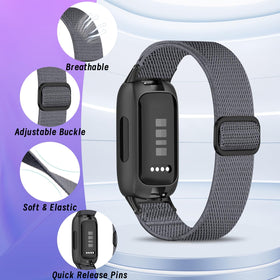 Oanux Inspire 2 band with quick-release pins; easy to swap and secure.