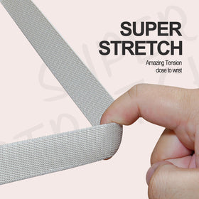 Oanux close-up of stretchy nylon weave for breathable comfort