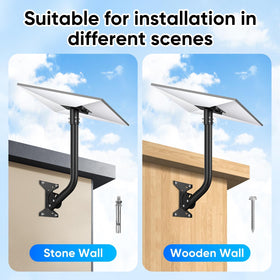 OAWEEN wall mount angle adjustment demonstrates versatile installation options