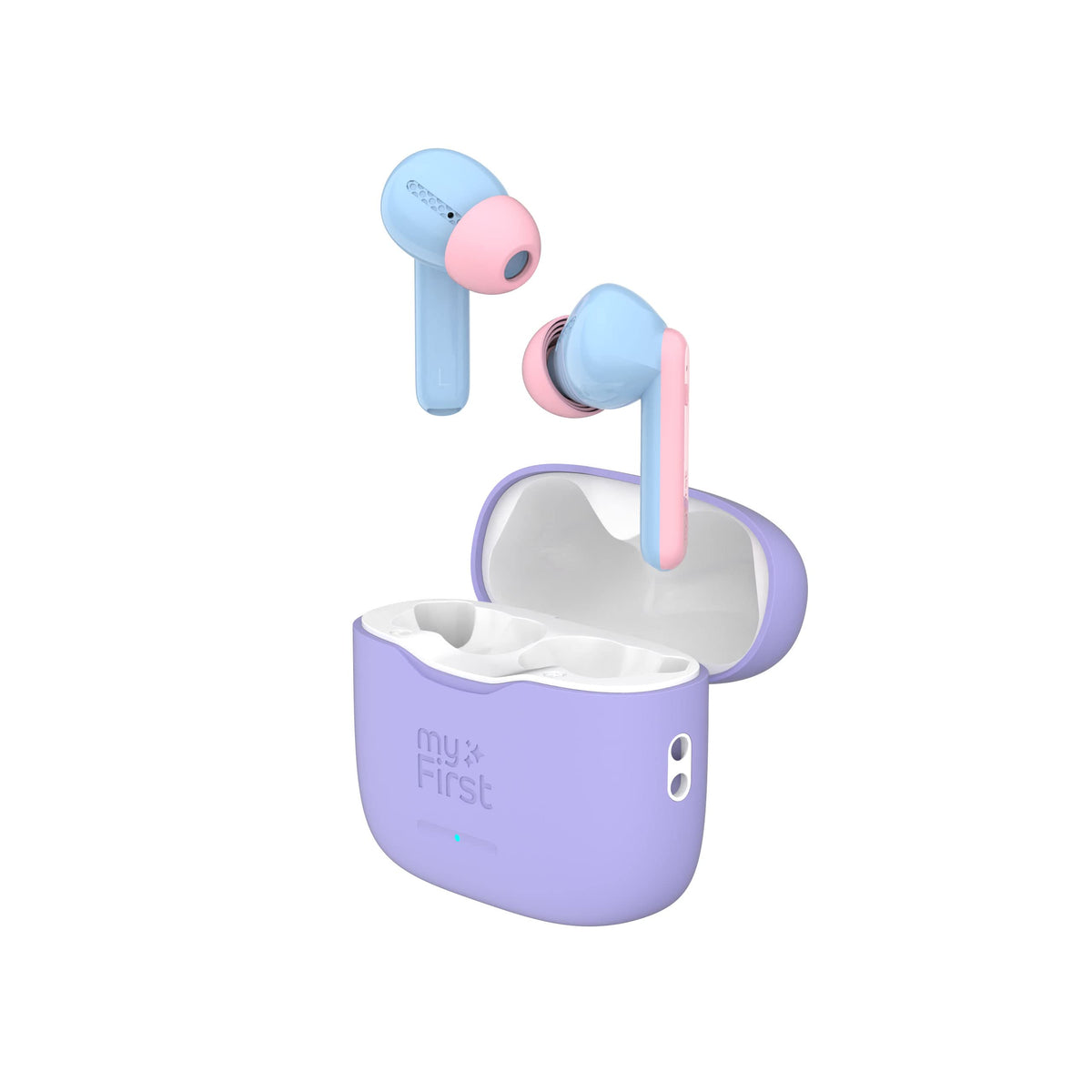 Oaxis CareBuds front packaging Cotton Candy showing safe kid-friendly design and appeal
