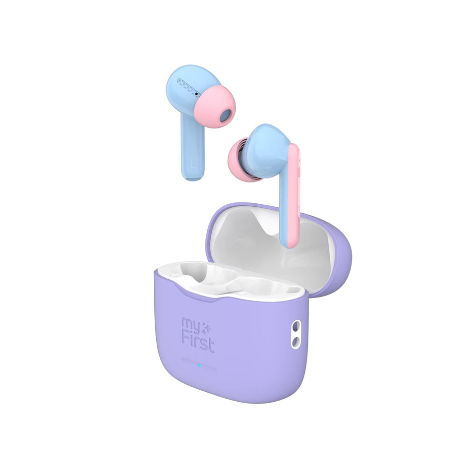 Oaxis CareBuds front packaging Cotton Candy showing safe kid-friendly design and appeal