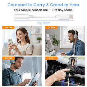 Obcxin compact design fits pockets for on-the-go listening.