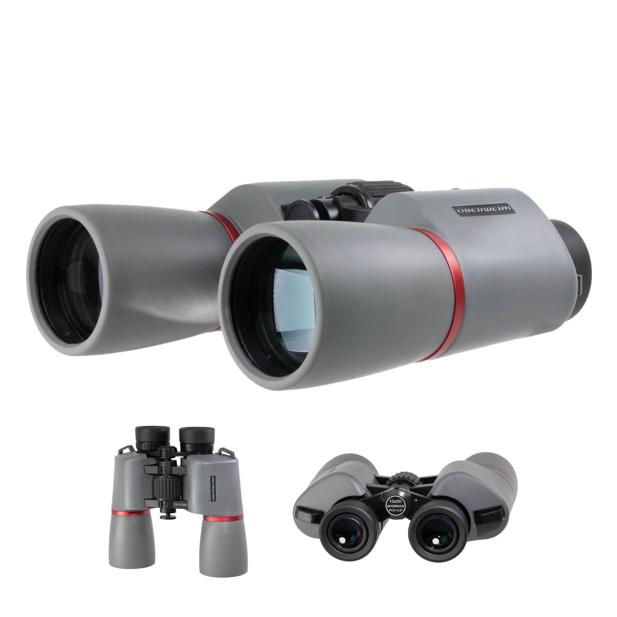 Oberwerk Explore 10x50 binoculars with wide 6-degree field of view for expansive viewing