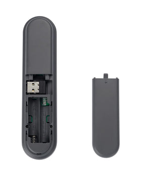 OBSBOT Tiny remote in hand indicating compact size and ergonomic comfort during use