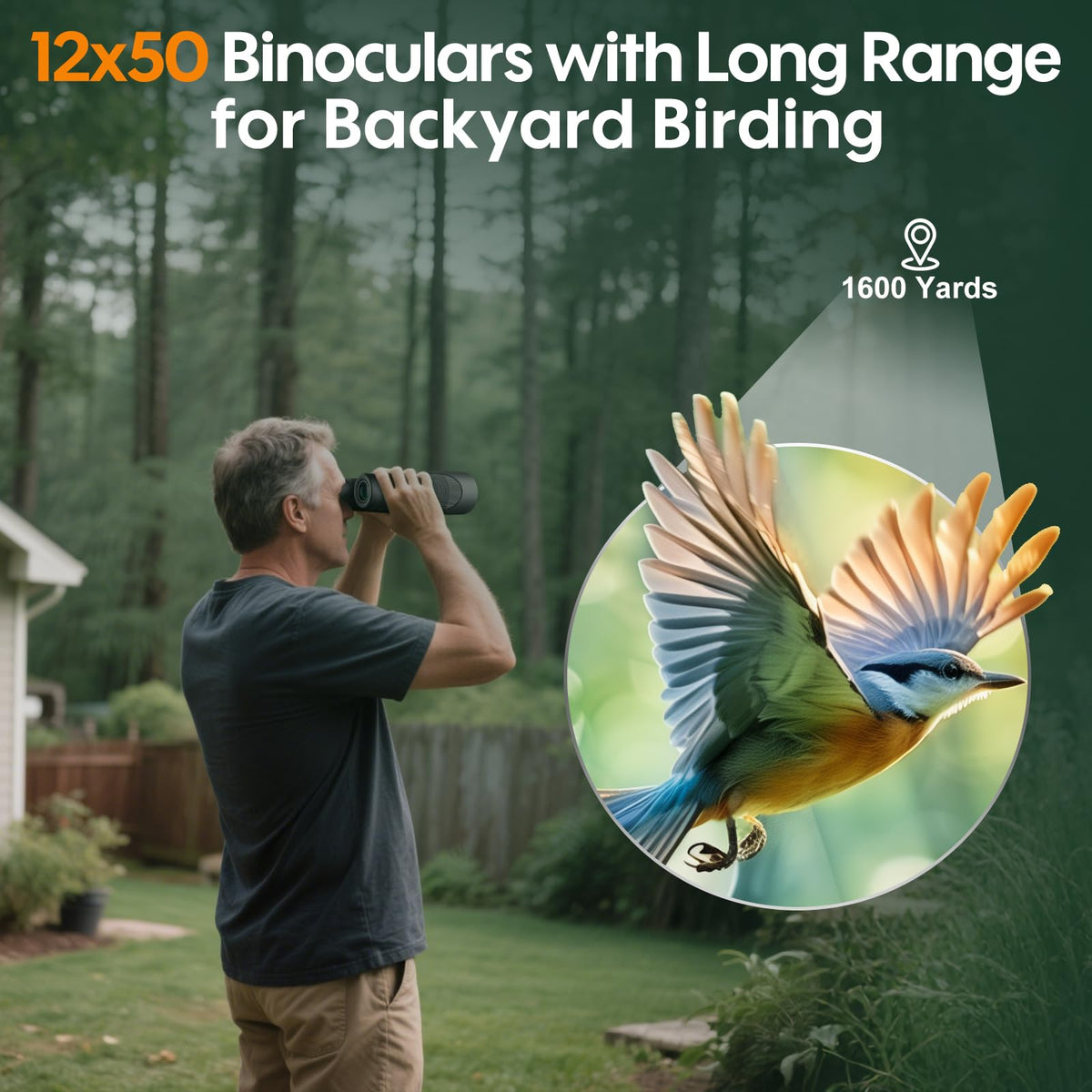 occer binoculars in hand for scale to show 12x50 power and comfortable carry benefit