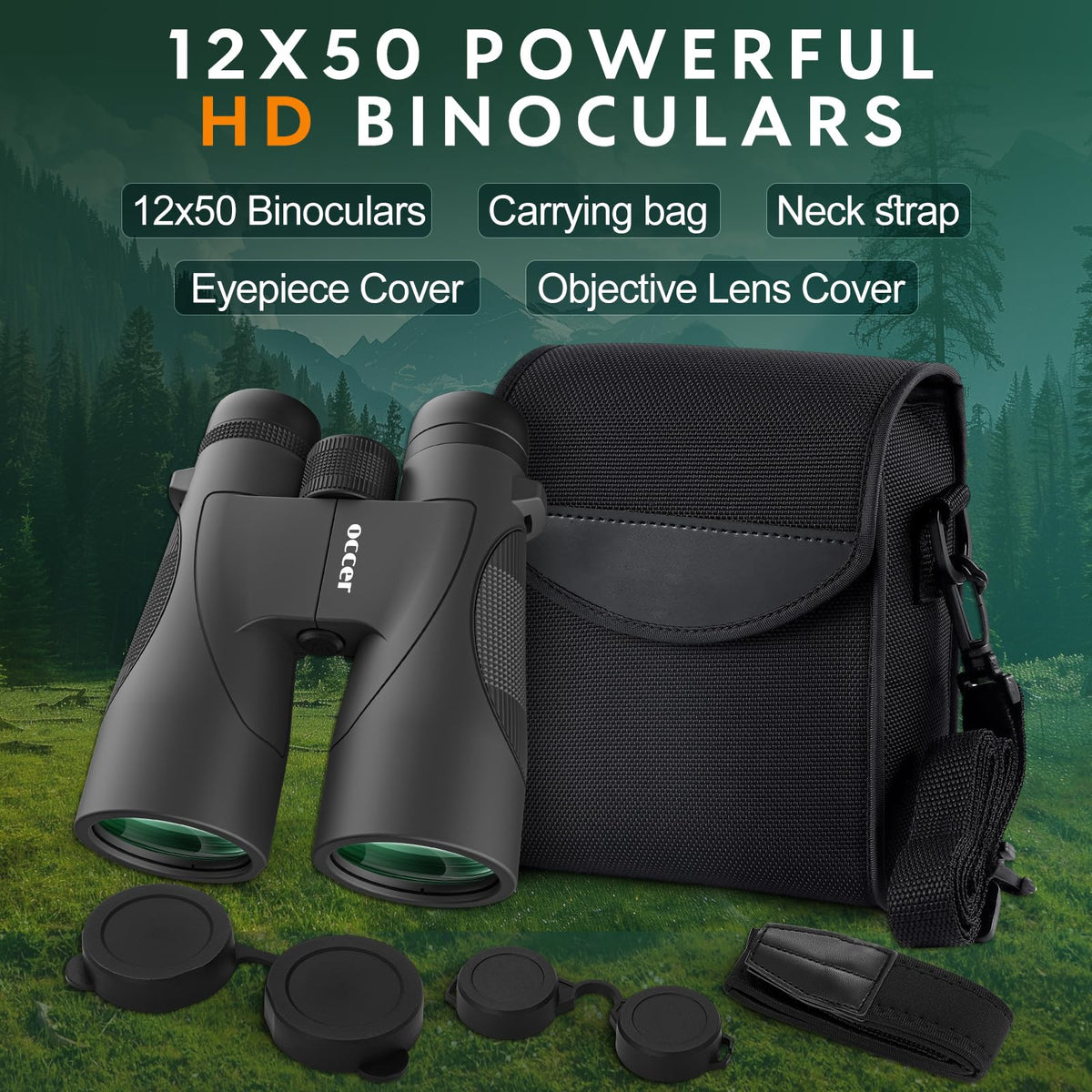 occer used by birdwatcher on trail to show field performance and wildlife spotting benefit