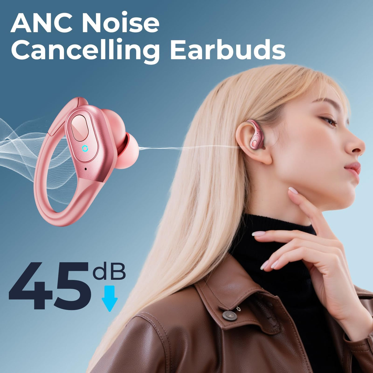 occiam close-up of earbud texture highlighting build quality and comfort
