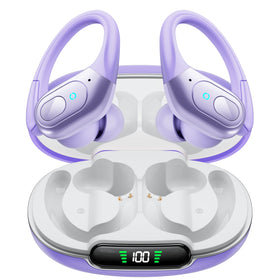 occiam front packaging showing purple earbuds and benefits