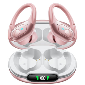 occiam front packaging showing rose gold earbuds and premium finish benefit