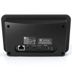 Ocean Digital WR-03M back panel with LAN and optical outputs for flexible audio setup.