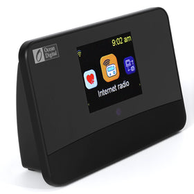 Ocean Digital WR-03M remote control for browsing stations and setting alarms.