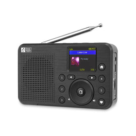 Ocean Digital WR-18 front view highlighting compact portability for on-the-go listening