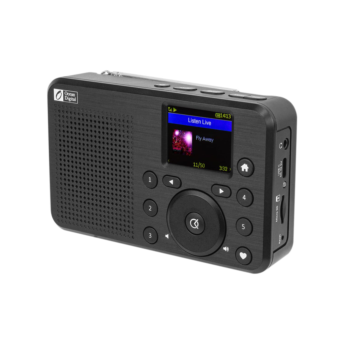 Ocean Digital WR-18 micro SD slot for external music playback