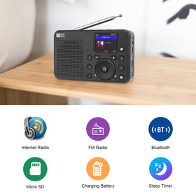 Ocean Digital WR-18 five preset buttons for quick station access