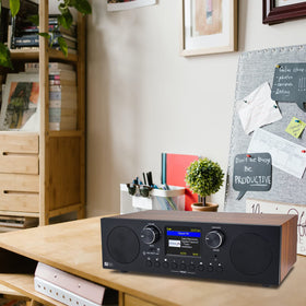 Ocean Digital WR-800 living room setup supports relaxing ambient listening.