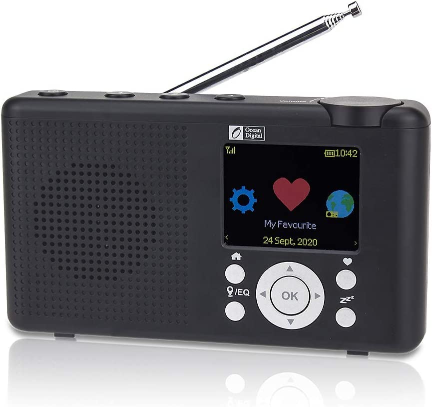Ocean Digital WR-23F front color LCD displays clear station info for easy navigation.