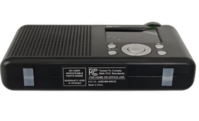 Ocean Digital WR-23F portable compact body fits easily on shelves and in bags.