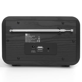 Ocean Digital WR-336M internet radio UI enables quick genre or region searches.