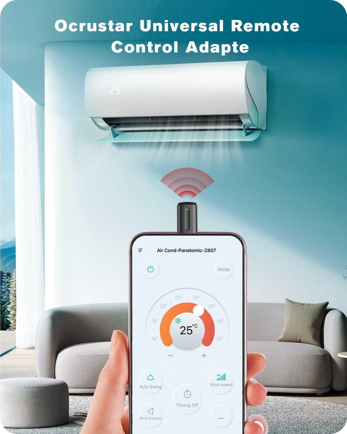 OCRUSTAR app interface for multi-device control