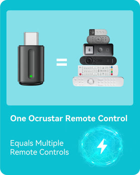 OCRUSTAR handheld remote in pocket with key ring