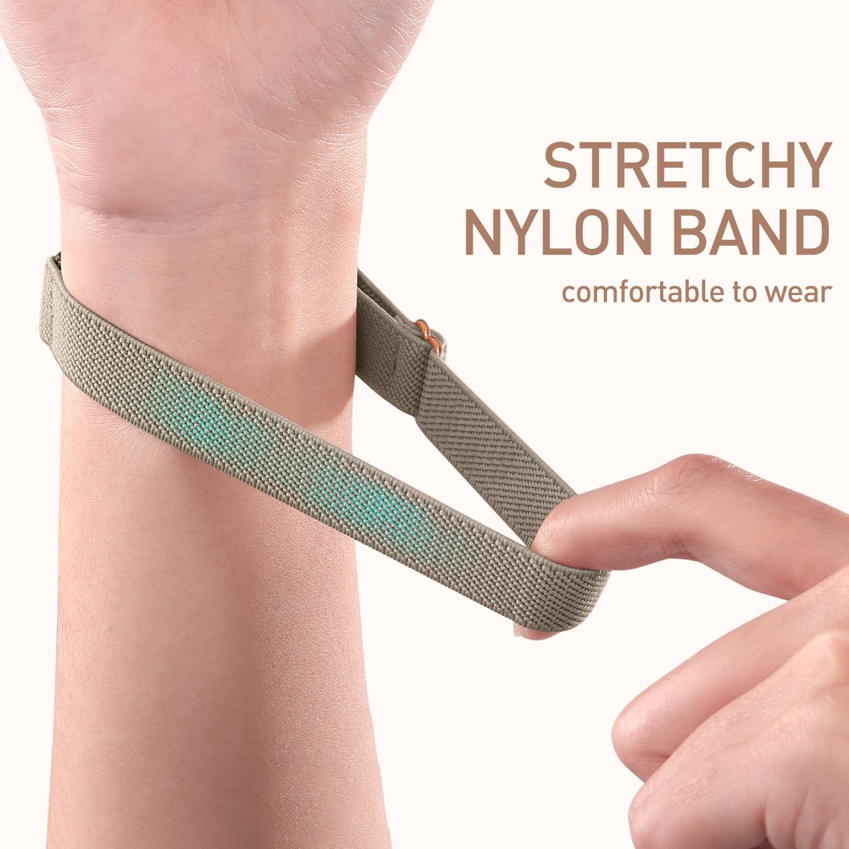 Odbeai elastic band with waterproof coating for rain or sweat.