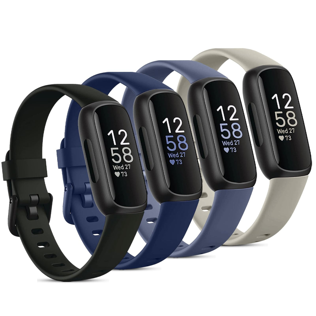 Odbeai Inspire 3 soft silicone band for small wrists delivers all-day comfort.