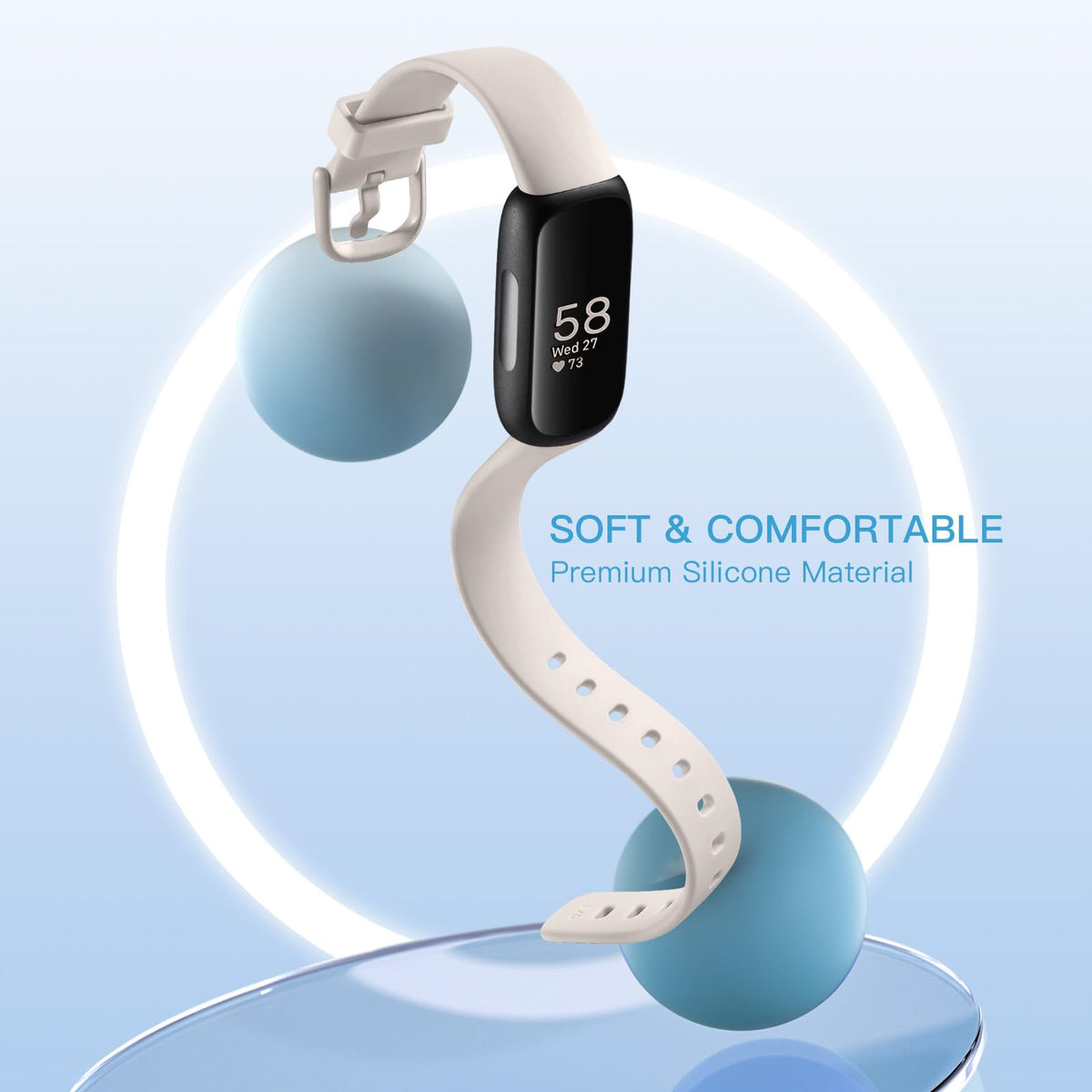Odbeai Inspire 3 secure lug buckle band for reliable fit