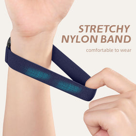 Odbeai gray elastic band for Sense for easy daily adjustability.