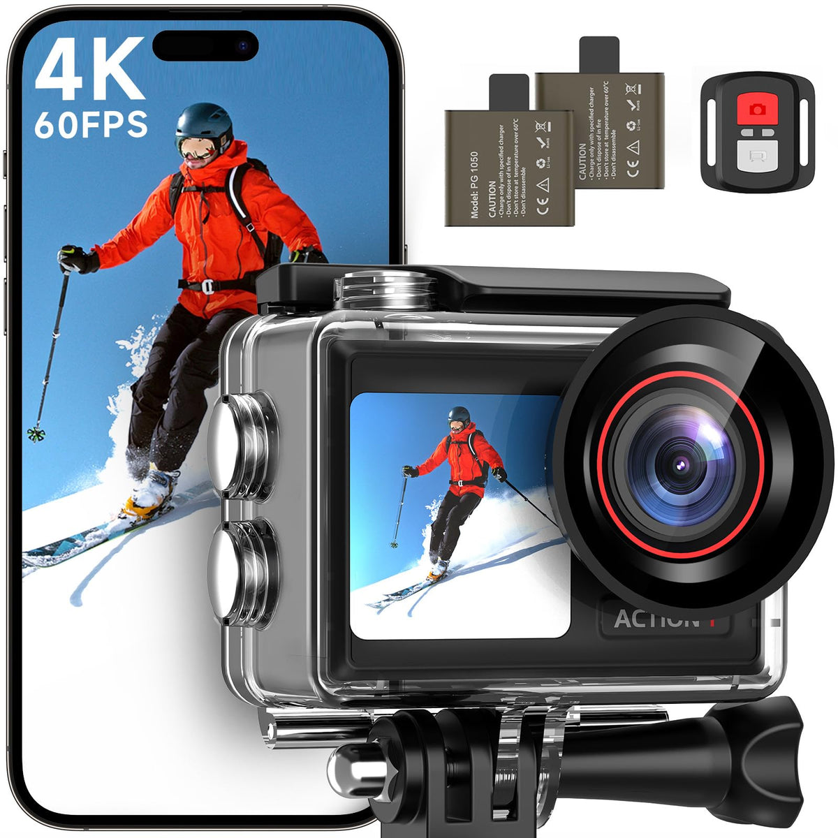 ODDV front view showing dual screens and easy framing benefit
