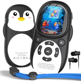 ODEJOI penguin front view showing speaker and cute design promoting fun listening