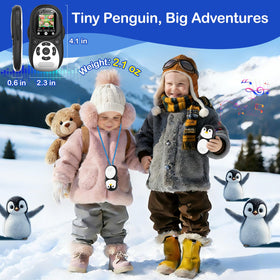ODEJOI penguin beside microSD card highlighting expandable storage benefit