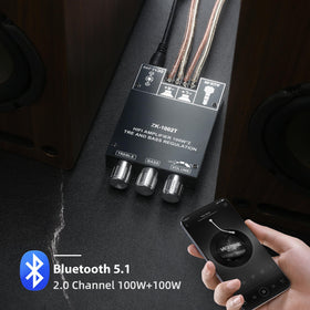 ODEKTOOY ZK-1002T dual TPA3116 chips power a clean stereo output.