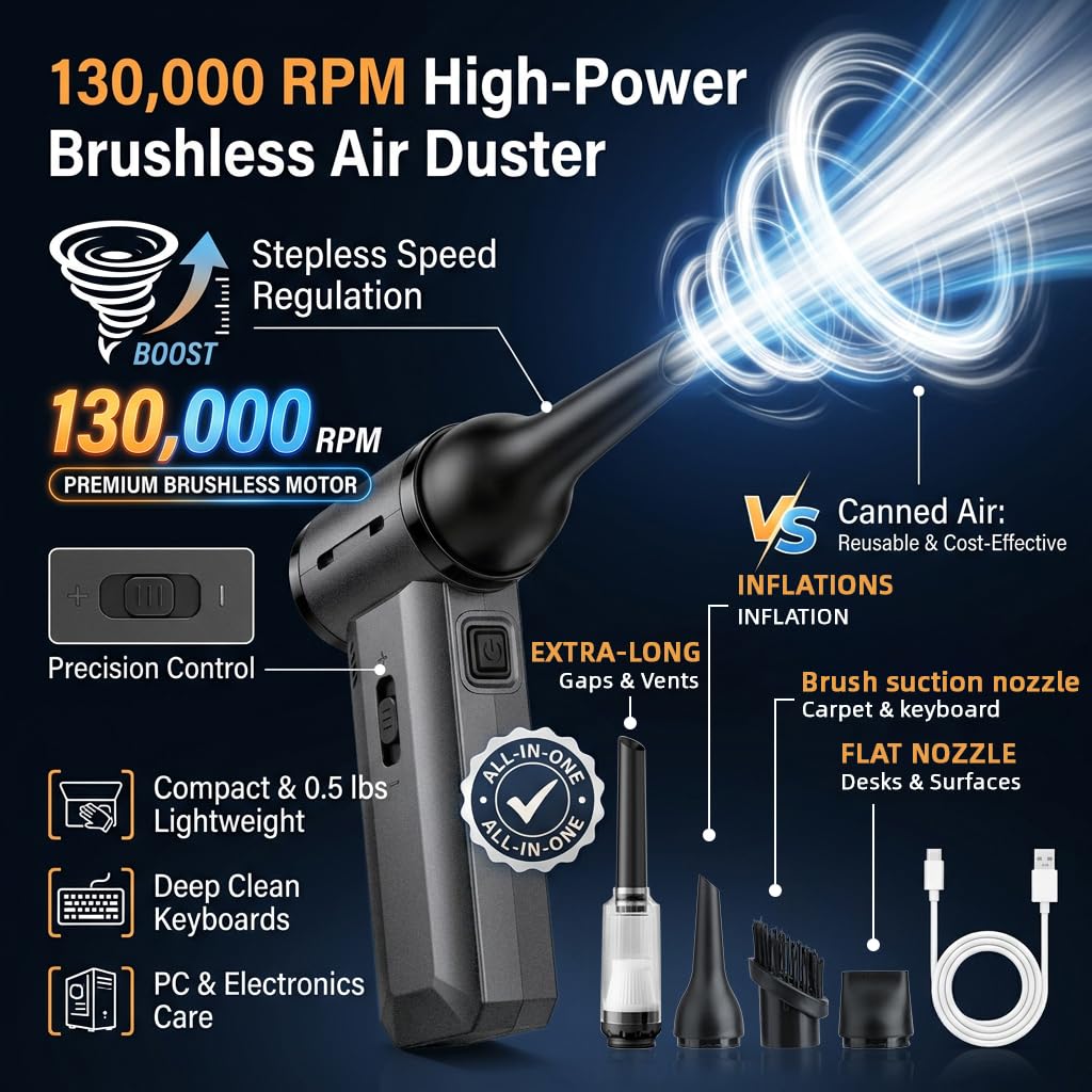 ODISTAR 9000mAh battery supports extended cleaning sessions