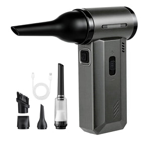 ODISTAR compressed air duster front view for efficient desktop dusting