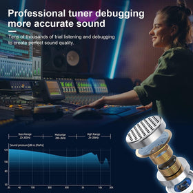 OECLAL earbud driver close-up highlighting balanced sound performance
