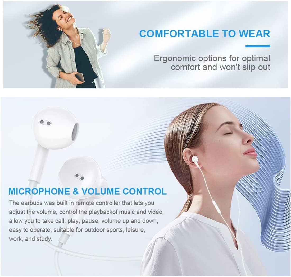 OECLAL inline remote and mic visible for easy hands-free control